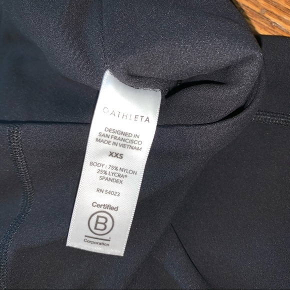 NEW Athleta Inclination Black Moto Tights Leggings XXS - Picture 10 of 10